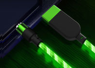 LED chảy 5V 3A 9V USB Loại C Cáp sạc từ tính